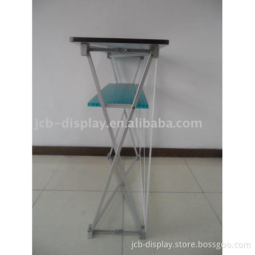 aluminum luxury exhibition table promotion table